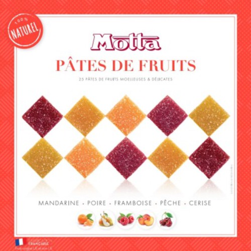 Motta Carres Fruits Assorties 390g