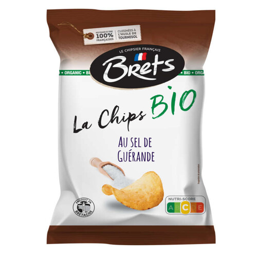 Bret's Chips Bio au sel de guérande 100g