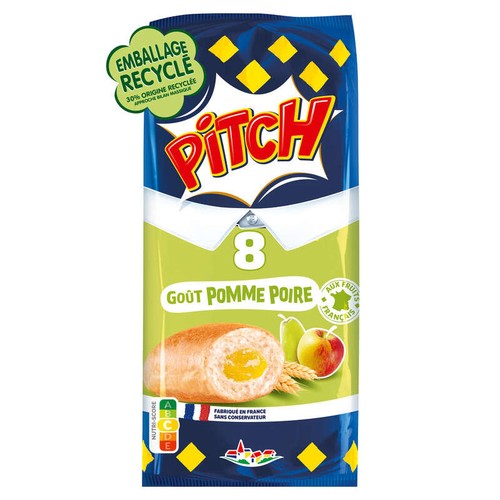 Pitch Brioche Gout Pomme Poire x8 300g
