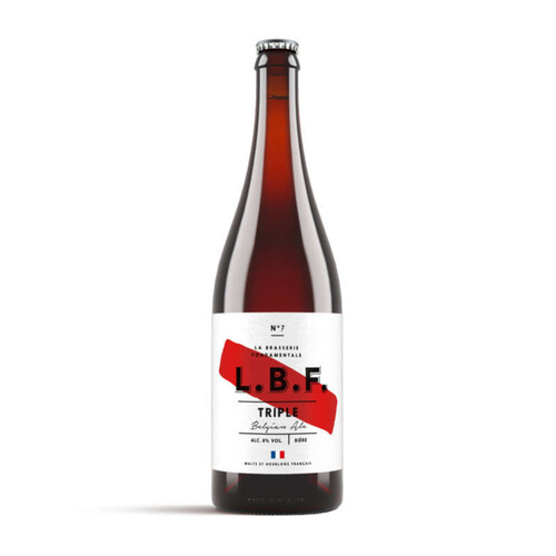 L.B.F. Bouteille Bière Triple Belgian Ale  75cl