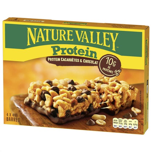 Nature Valley Barre De Céréales Protein Cacahuètes & Chocolat 40g