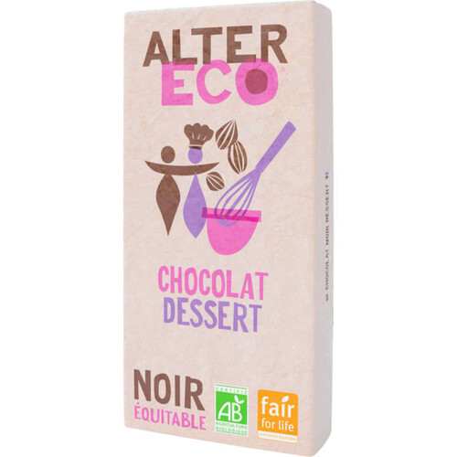 Alter Eco Chocolat Noir Dessert Bio 200g