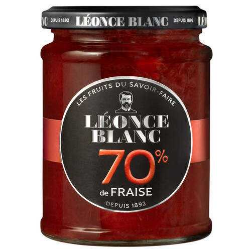 Léonce Blanc Confiture de Fraise 70% 320g