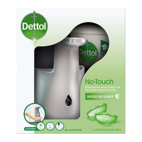 Dettol No-Touch Distributeur automatique Gel lavant mains Aloe Vera 250ml