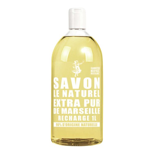 Savon Le Naturel Extra Pur de Marseille Recharge 1L