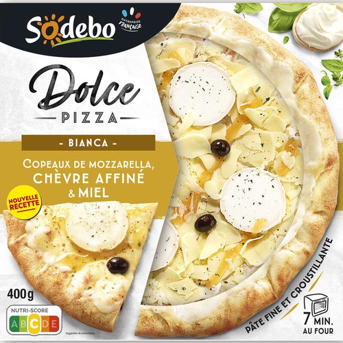 Sodebo Pizza Chèvre Miel 400g