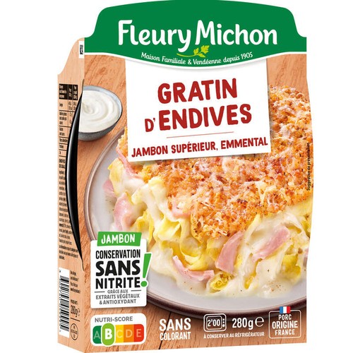 Fleury Michon Gratin d'Endives au Jambon 280g