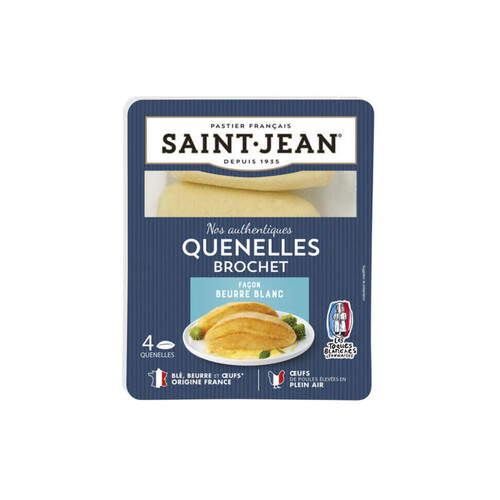 Saint Jean Quenelles de brochet au beurre et aux échalotes 340g