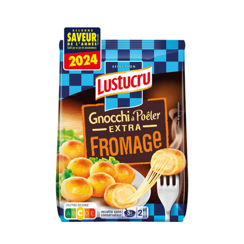 Lustucru Gnocchi à poêler au fromage 285g