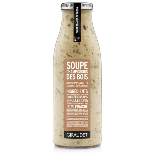 Giraudet soupe champignons des bois 50cl