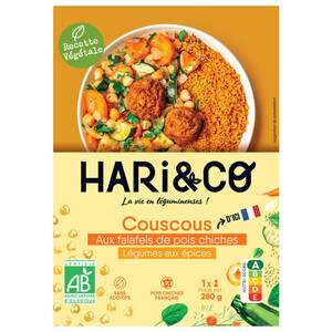 Hari&Co Couscous aux falafels Bio 280g