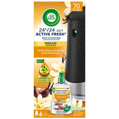 Air Wick Spray fresh vanille et chèvrefeuille 228ml