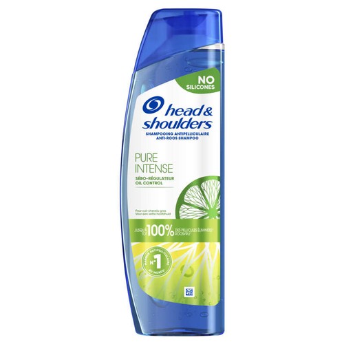 Head & Shoulders Pure Intense Shampooing Antipelliculaire Sébo-Régulateur 250ml