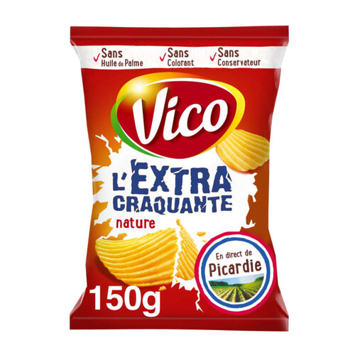 Vico Chips Extra Craquantes Nature 150g