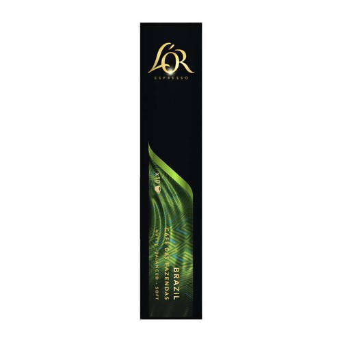 L'Or Espresso Brazil café x10 52g
