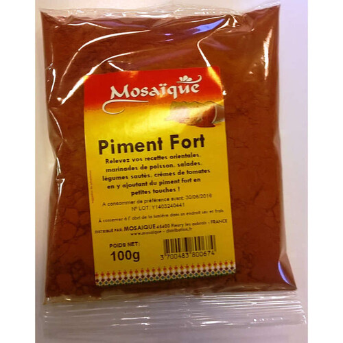 Mosaïque Piment Fort en sachet 100g