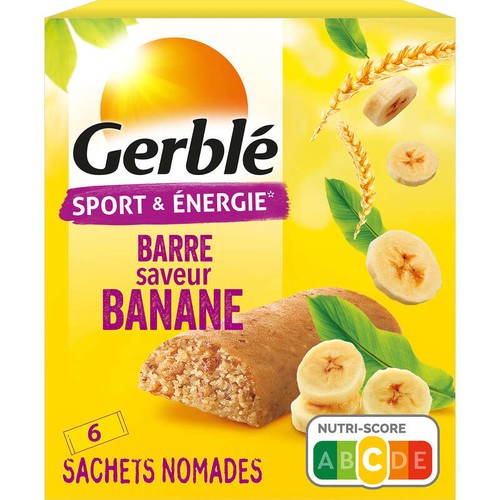 Gerblé Sport Barre saveur Banane 150g