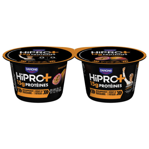 Danone Hipro+ 15g Protéines Mangue-passion 2x160g