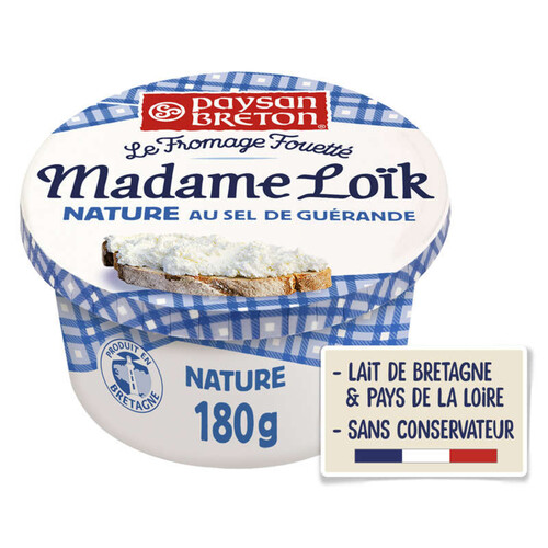 Paysan Breton Mme Loïc Fromage fouetté 180g