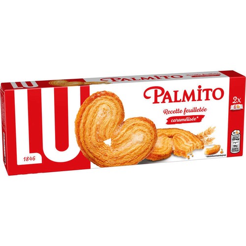 Lu Palmito Biscuits feuilletés Caramélisées 100g