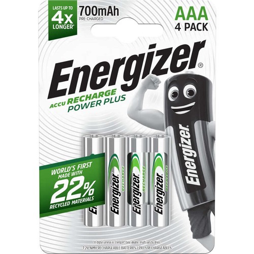 Energizer Piles Lr03/Aaa Accu Recharge Power Plus