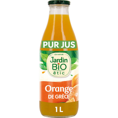 Jardin Bio jus d'orange bio la bouteille de 1L