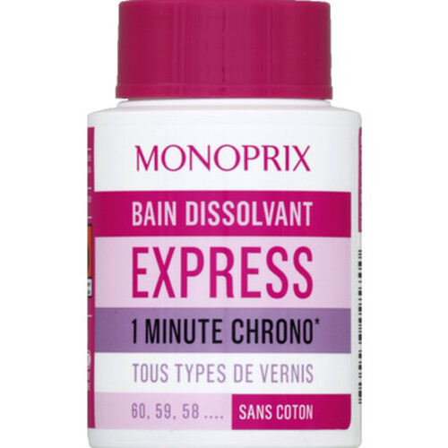 Monoprix Bain Dissolvant Express 75Ml