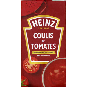 Heinz Coulis de Tomates brique 520g 