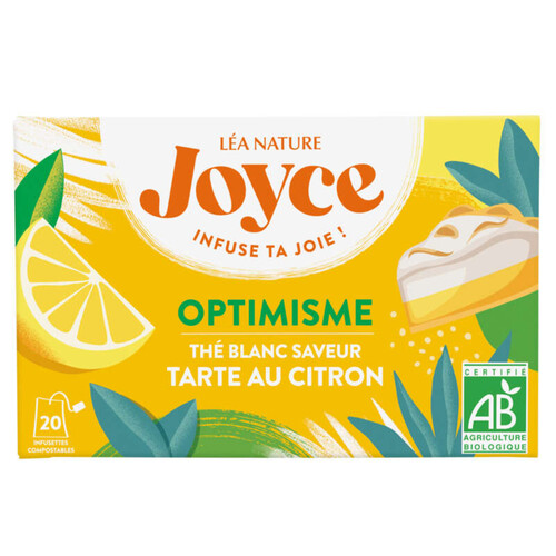 Léa Nature infusion thé blanc saveur tarte citron bio 30g