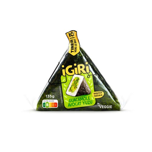 So'Nigiri Onigri Avocat Guacamole Au Yuzu 135g