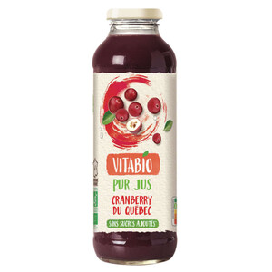 [Par Naturalia] Vitabio Cranberry Du Québec 100% Pur Jus 50cl