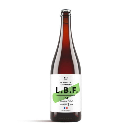 L.B.F Bière IPA 5% 75cl