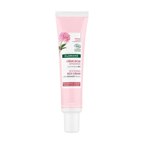 Klorane Crème Apaisante Riche à la Pivoine Bio 40ml