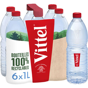 Vittel eau minérale naturelle pack 6x1 L