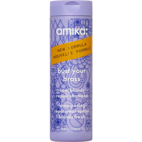 Amika shampooing réparateur spécial blonds 60ml
