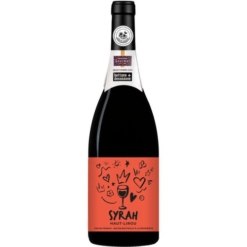 Vin de France Syrah 2024 domaine Haut-Lirou (Jury Gourmet) 75cl