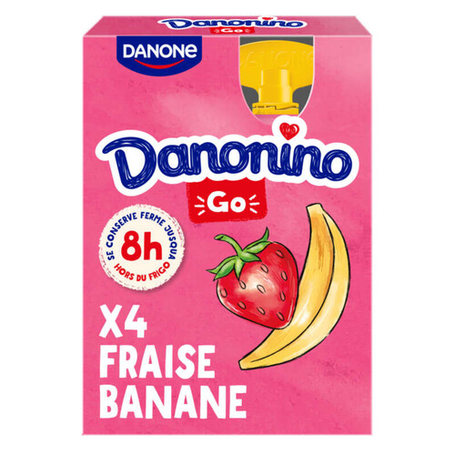 Danonino Yaourt À Boire À La Fraise 4x70g