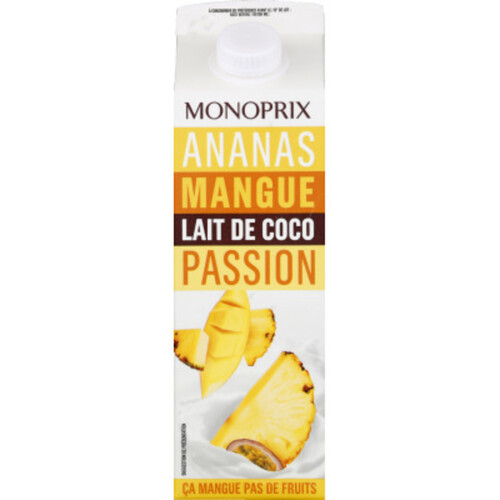 Monoprix Boisson Ananas Mangue & Lait de Coco 1L