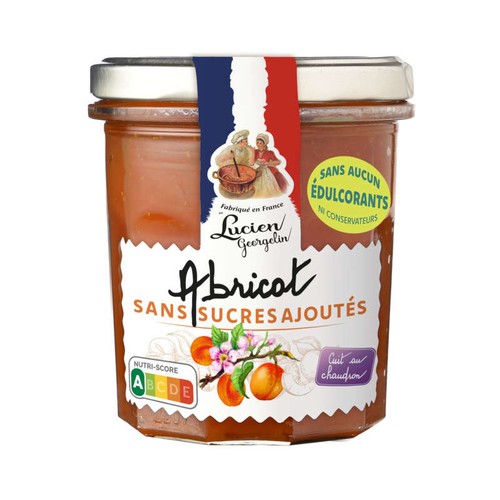 Lucien Georgelin Confiture Abricot sans sans sucres ajoutés 320g