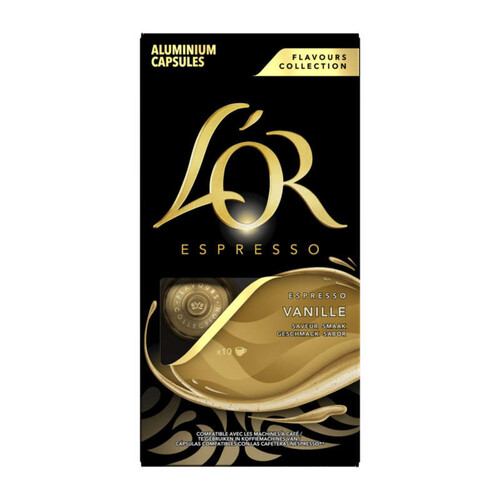 L'Or Espresso Café Saveur Vanille x10 capsules 52g