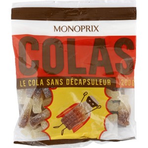 Monoprix Bonbons Colas 200g