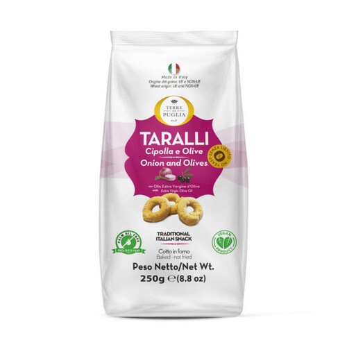 Taralli oignons et olives 250g