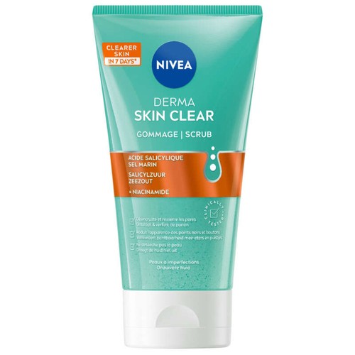 Nivea Derma Skin Clear Gommage Visage Peaux à imperfections 150ml