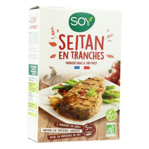[Par Naturalia] Soy Seitan en Tranches avec sa Sauce Bio 2x125g
