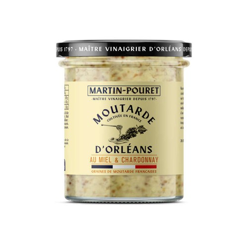Martin-Pouret Moutarde d'Orléans au Miel et Chardonnay 170g