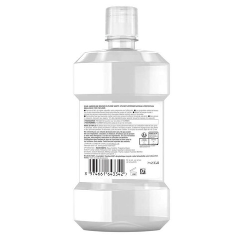 Listerine Bain de bouche Natural Protection Email 500ml