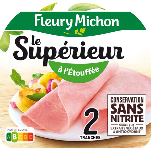 Fleury Michon Jambon Supérieur Sans Nitrite x2