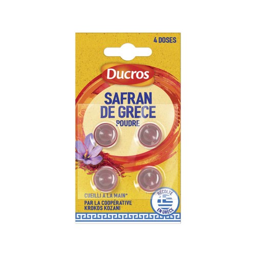 Ducros Poudre Safran de Grèce *4 Doses 0,4g