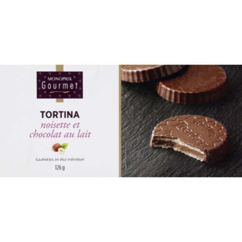 Monoprix Gourmet Tortina Noisette et Chocolat au Lait 126g