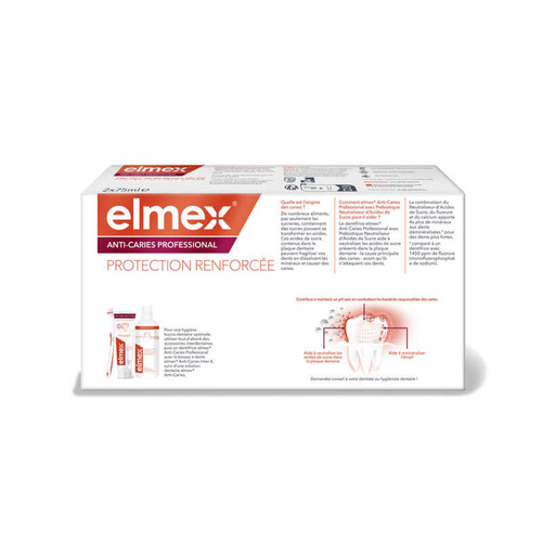 [Para] Elmex Dentifrice Anti-Caries Professional 2x75ml